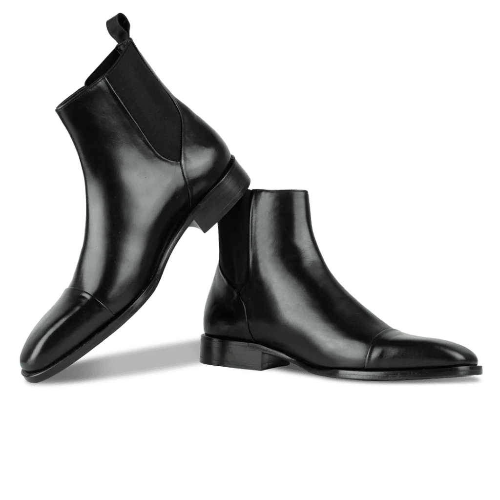 Chelsea Boots Homme - Cuir Noir