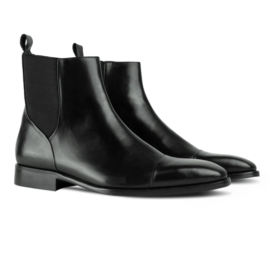 Chelsea Boots Homme - Cuir Noir
