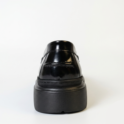 Mocassins en Cuir Mat Noir 💥 EN PROMOTION💥