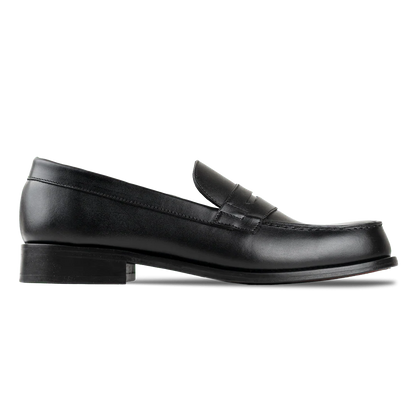 C: Mocassin Penny en Cuir Véritable Homme