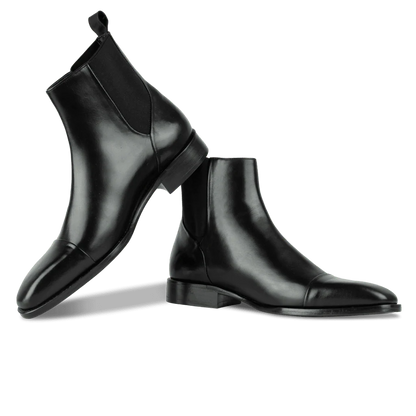 Chelsea Boots Homme - Cuir Noir