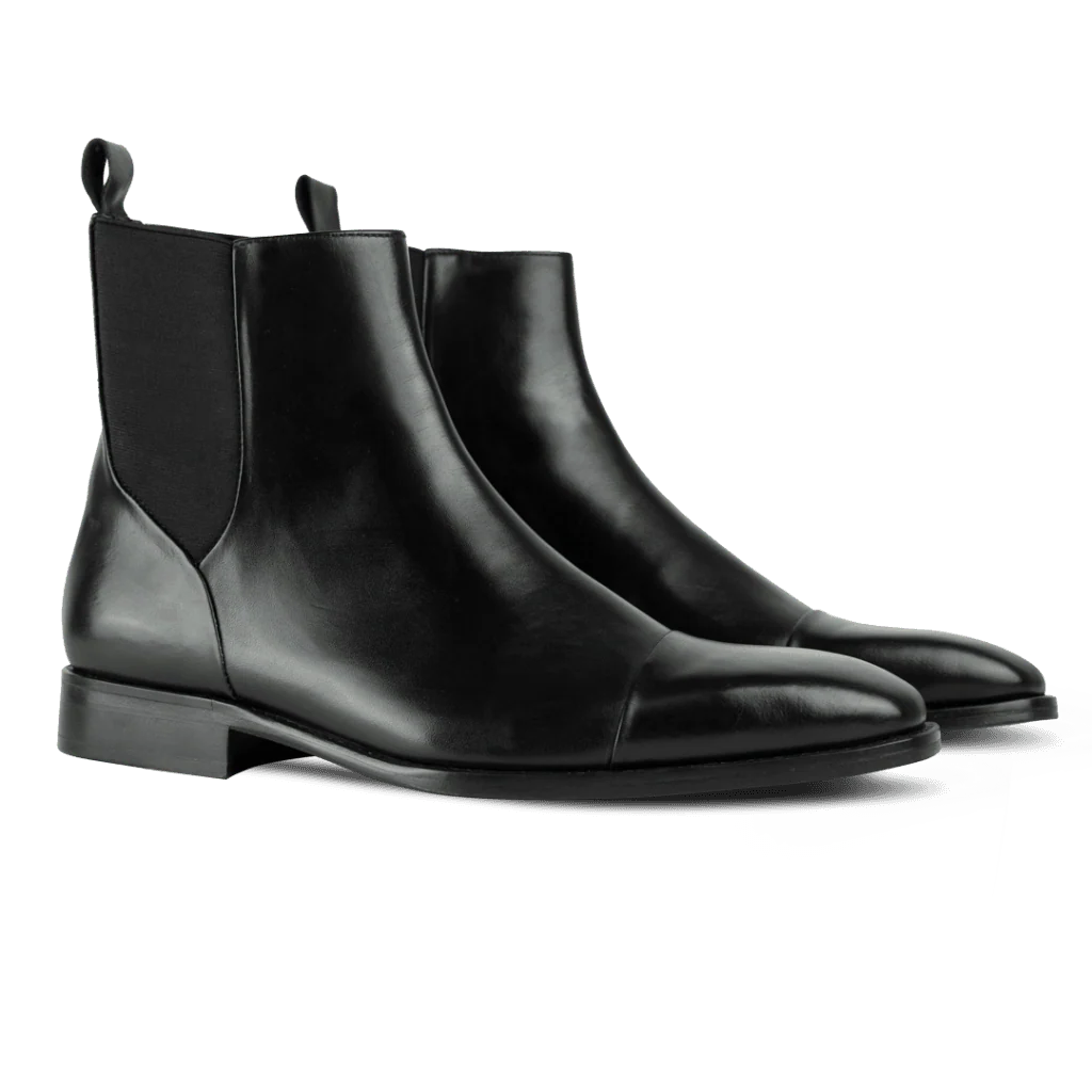 Chelsea Boots Homme - Cuir Noir