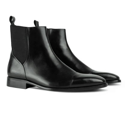 Chelsea Boots Homme - Cuir Noir