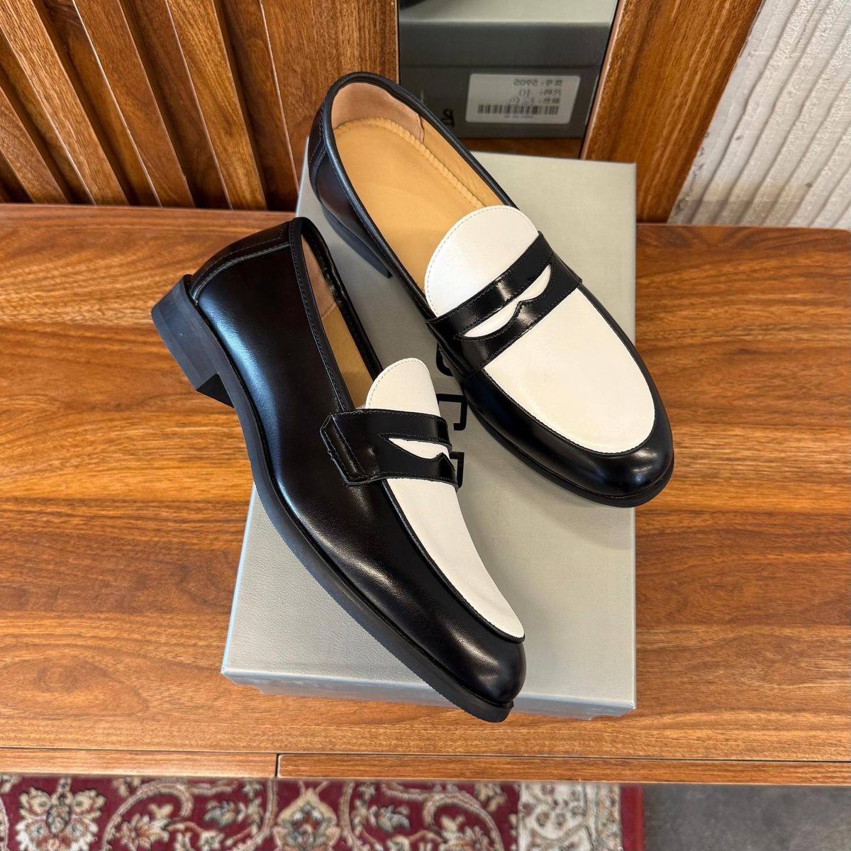 Mocassin Penny Bicolore